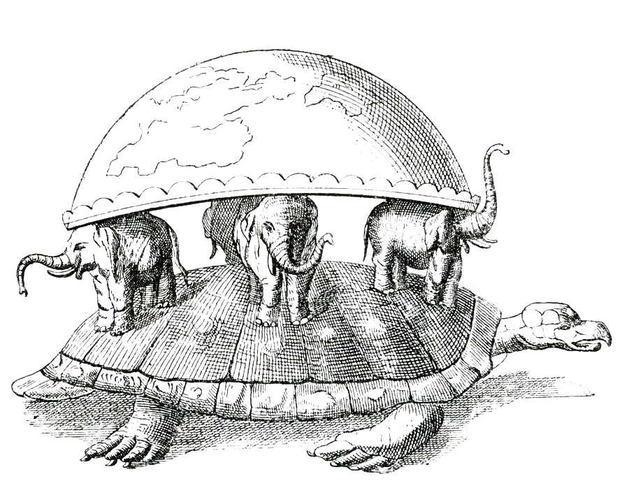 Hindu Image of the World as a Turtle